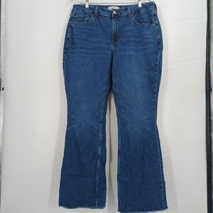 Abercrombie & Fitch Mid Rise Bootcut Denim Jeans Women's 32 Curve Love